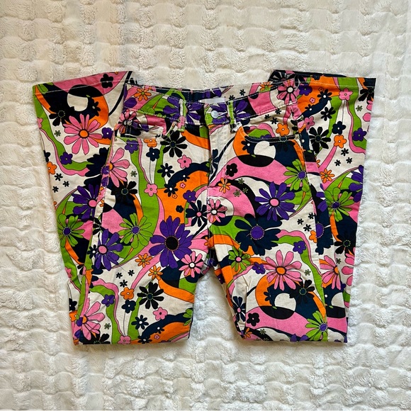 BDG Cowboy Fine Corduroy Pant - Trippie Print (from UO) - Picture 4 of 8